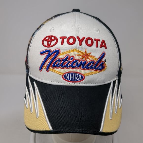 Toyota Nationals NHRA Las Vegas Strapback Baseball Cap Multi One Size Main Gate - Picture 2 of 9